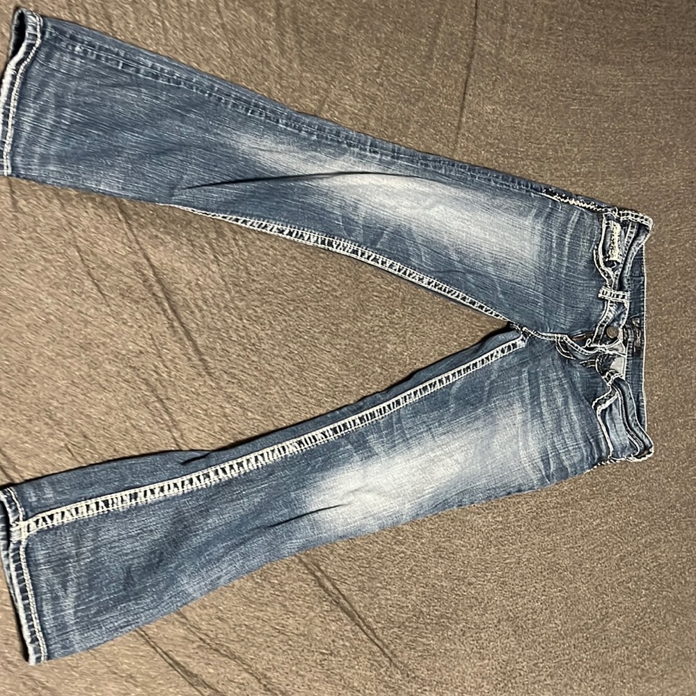 Silver Suki Jeans